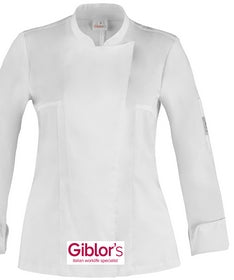 Veste de cuisine pour femme blanche ou noire