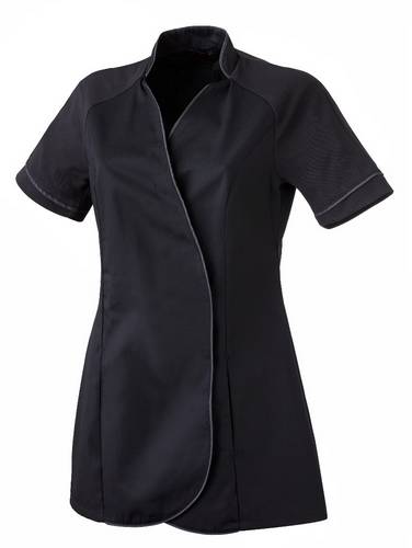 Blouse paramédicale noire pour femme