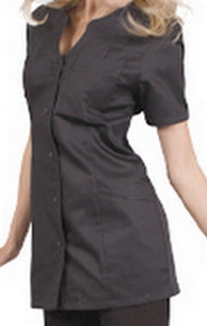 Blouse paramédicale noire femme